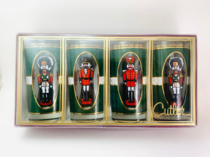 Vintage Cutler Signature Collection Nutcracker/ Toy Soldier Tumblers IOB