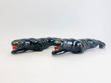 1950’s Prowling Redware Black Panthers