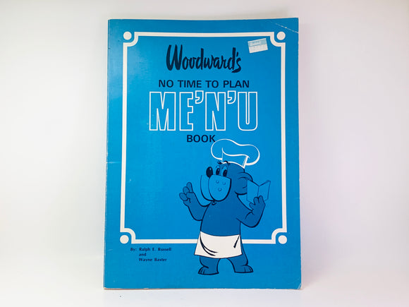 Vintage Woodward’s No Time to Plan Menu Book