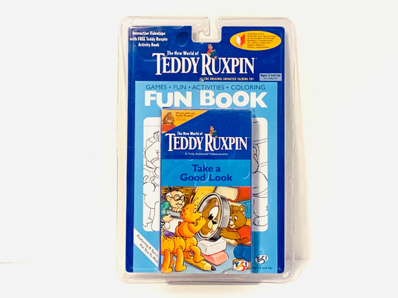 Teddy Ruxpin, Take a Good Look, VHS and Activity Book