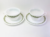 Vintage Corelle Spring Blossom, Crazy Daisy Dishes