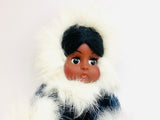 Vintage Sleepy Eye Eskimo Doll with Real Fur Coat