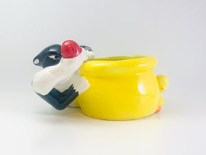 Sylvester and Tweety Ceramic Indoor Planter