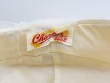 1940’s Textured Silk Ruffle “Charter Hat”