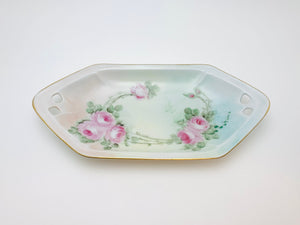 1929 Reinhold Schlegelmilch R.S. Germany Hand Painted Pickle Dish