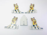 Vintage Boston Metal Table Top Hockey Players