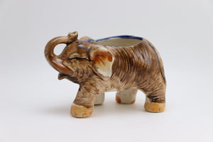SOLD! 1940’s Occupied Japan Porcelain Elephant Planter
