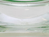 Vintage Green Glass Ashtray Made in USA