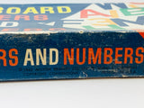 1962 Milton Bradley Cardboard Letters and Numbers