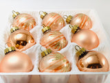 Vintage Echt Glass GDR Christmas Balls