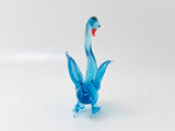 Vintage Miniature Art Glass Swan