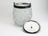 1880-90’s Daniel & Arter Victorian Glass Biscuit Barrel