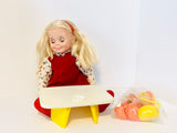 1971 Crumpet Tea Party Doll by Kenner-General Mills -Not Working in Original Box