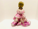 1970’s Bradley Doll 12 1/2” Floral Dress