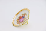 SOLD! Vintage Limoges Meissner Fragonard Ring Dish and Miniature Plate