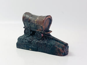 Vintage Miniature Cast Metal Chuckwagon
