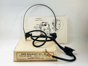 US Army HS-30-B Headset WWII