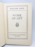 1934 Work of Art by Sinclair Lewis