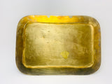 Vintage Abalone and Brass Tray