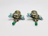 Vintage JJ Jonette Designer clip-on earrings