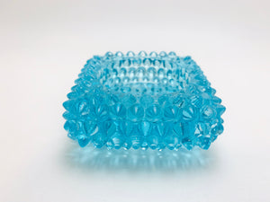 1940’s Fenton Hobnail Blue Glass Salt Cellar