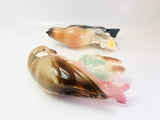 Vintage Foreign Porcelain Bird Wall Hangers