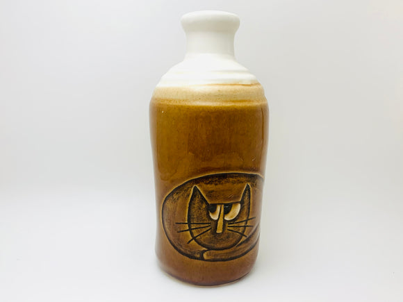 Vintage Cat Pottery Jug Vase