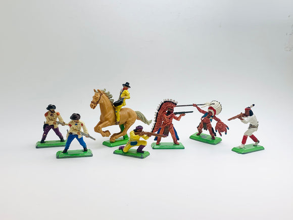 1971 Britains Ltd. deetail Cowboys and Indians Toy Soldiers