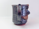 Vintage Stoneware Pottery Face Mug