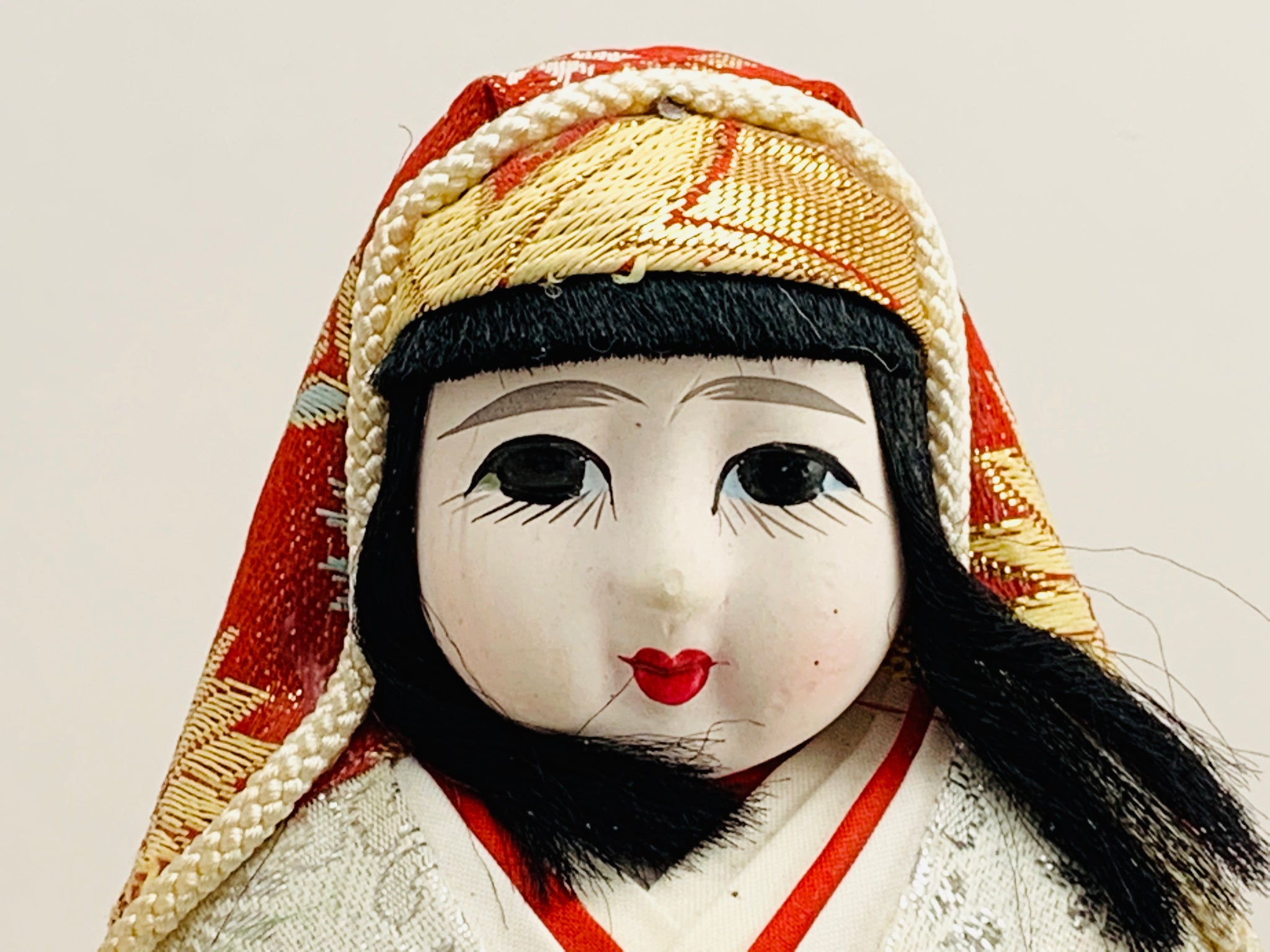 1960's-70's Japanese Gofun Wedding Doll Bride