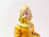 1960’s Yellow Crinoline Porcelain Lady