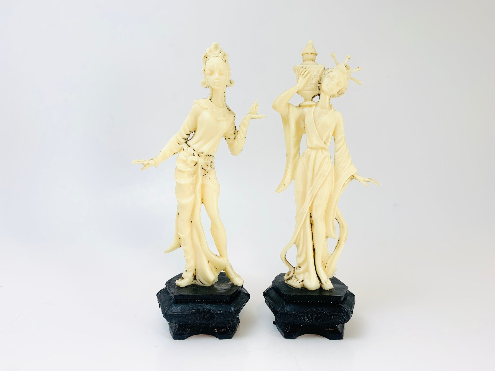 Vintage Depositato Oriental Figurines by Fontanini Made in Italy