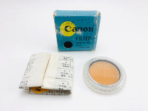 Vintage Canon 34mm Screw on Filter, Conversion A, Boxed With Case