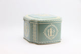 SOLD! Vintage Blue Wedgwood Style Jasperware Metal Tin