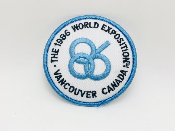 1986 World Expo Vancouver Canada Patch
