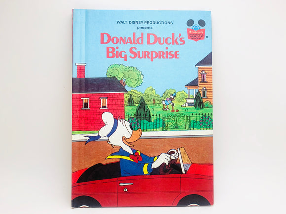 1982 Walt Disney Presents Donald Duck’s Big Surprise 1st American Edition