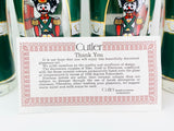 Vintage Cutler Signature Collection Nutcracker/ Toy Soldier Tumblers IOB