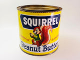 Vintage Squirrel Homogenized Peanut Butter Tin