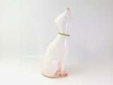 Vintage Handpainted Porcelain Siamese Cat