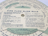 1961 Dyna-Slide Co Pipe Flow Slide Rule