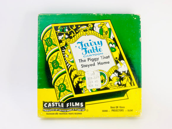 1950’s The Piggy That Stayed Home, A Fairy Fable Cartoon, 8MM Movie, by Castle Films