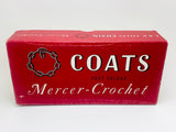 SOLD! 1940’s JP Coats Chain Mercer-Crochet White Cotton Thread, Full Box