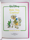 Walt Disney's 'Ride 'Em Cowboy' Childrens Book