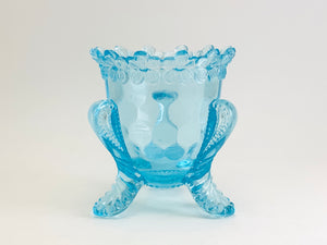 1970’s Degenhart Turquoise Footed Toothpick Holder