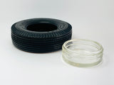 Vintage Firestone Tire Ashtray With Original Glass Insert
