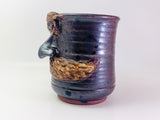 Vintage Stoneware Pottery Face Mug