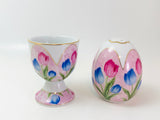 Vintage Egg Cup and Salt Shaker by Ganz
