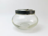 Vintage Hazel Atlas Glass Ashtray with Tin Top