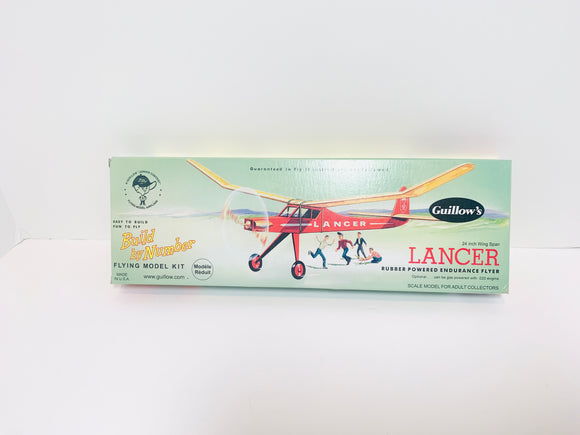 Guillow's Lancer Rubber Powered Endurance Flyer Model Kit