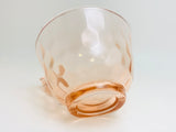 1928-32 Hex Optic “Honeycomb” Jeannette Pink Glass Tea Cup and Saucer
